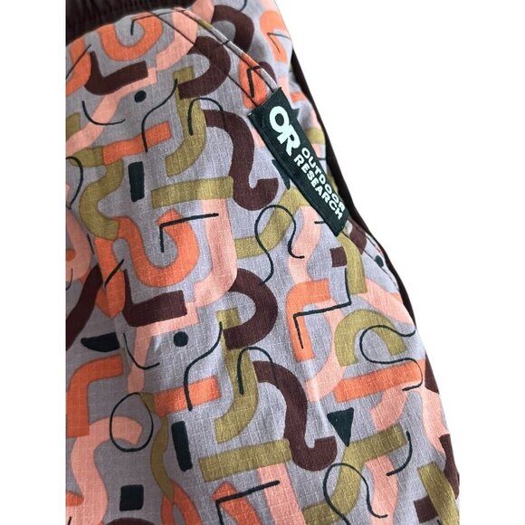 Outdoor Research Womens Quick-Dry Printed Running Shorts Pattern Light sz small - Picture 2 of 8